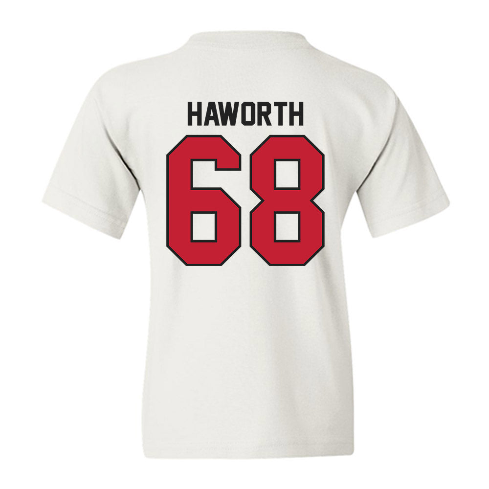 Ball State - NCAA Football : Grant Haworth - Youth T-Shirt-1