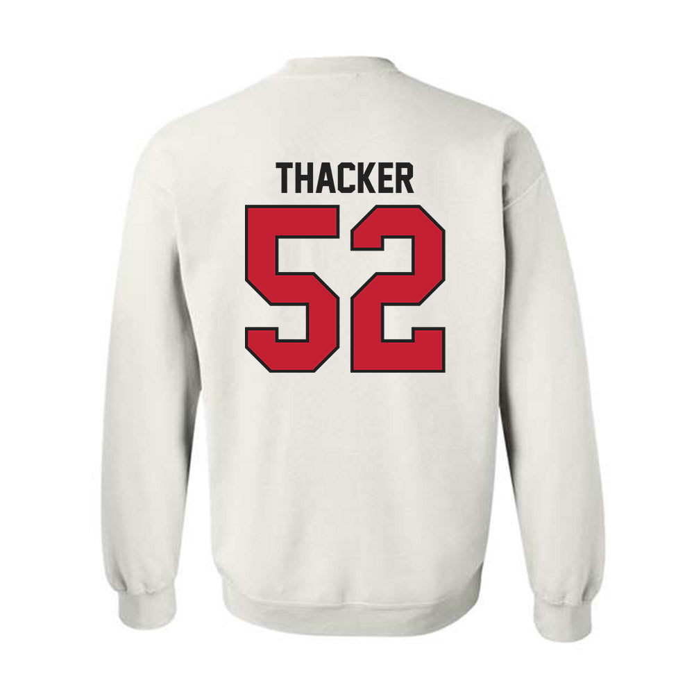 Ball State - NCAA Football : Michael Thacker - Crewneck Sweatshirt-1