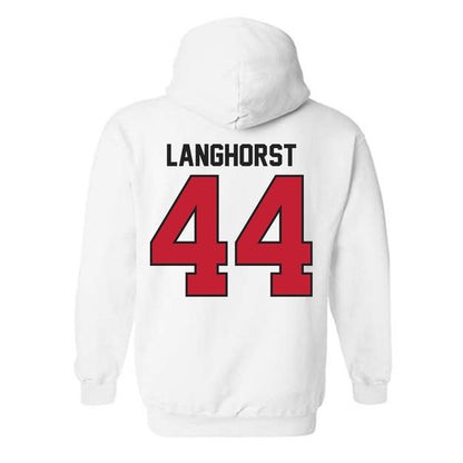 Ball State - NCAA Baseball : Kade Langhorst - Hooded Sweatshirt-1