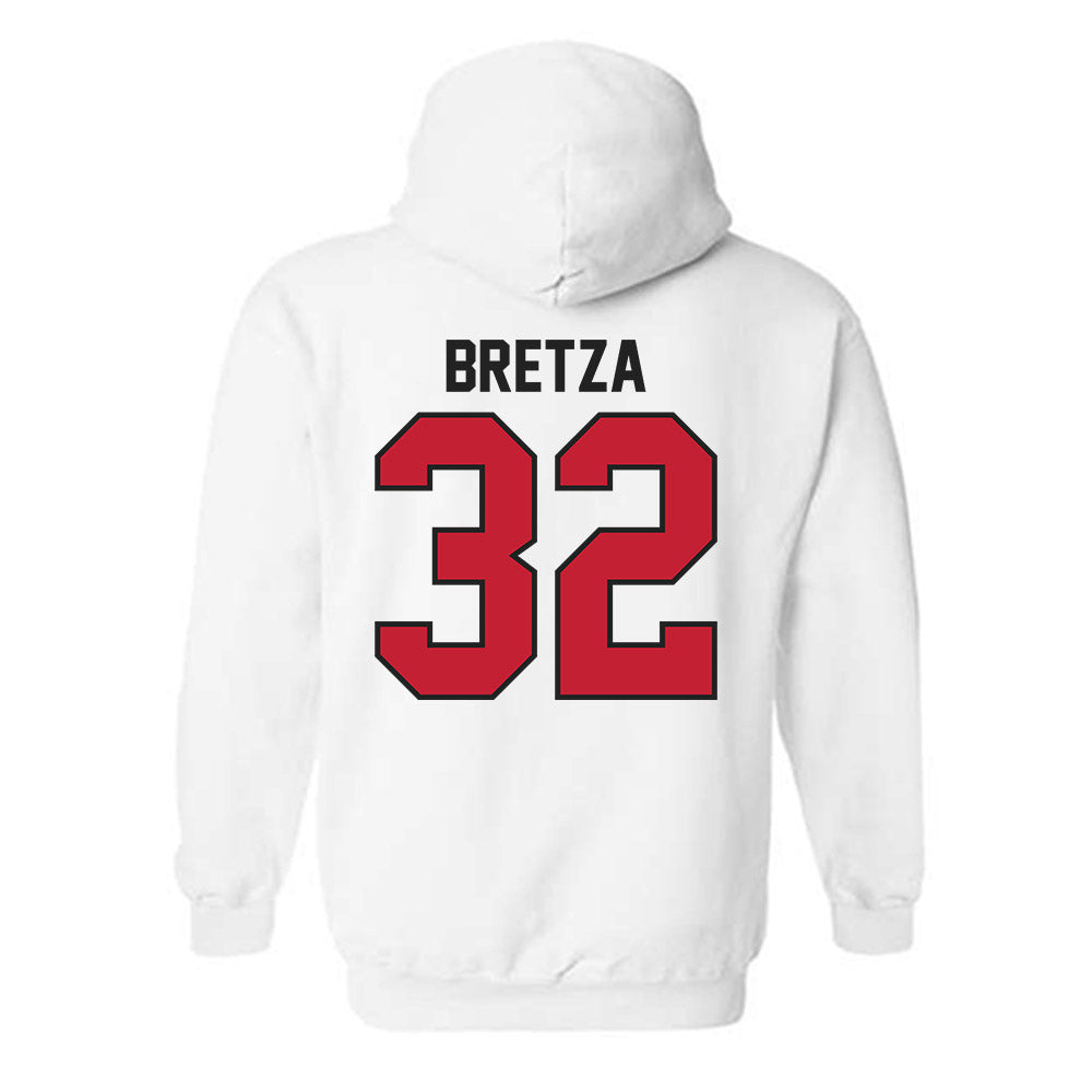 Ball State - NCAA Baseball : Zander Bretza - Hooded Sweatshirt-1