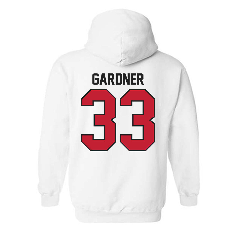 Ball State - NCAA Baseball : Patrick Gardner - Hooded Sweatshirt-1