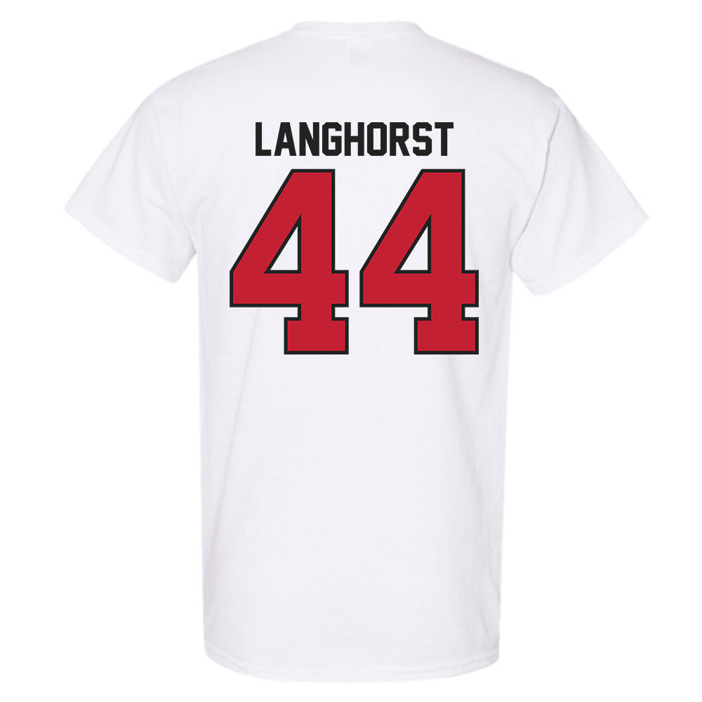 Ball State - NCAA Baseball : Kade Langhorst - T-Shirt-1