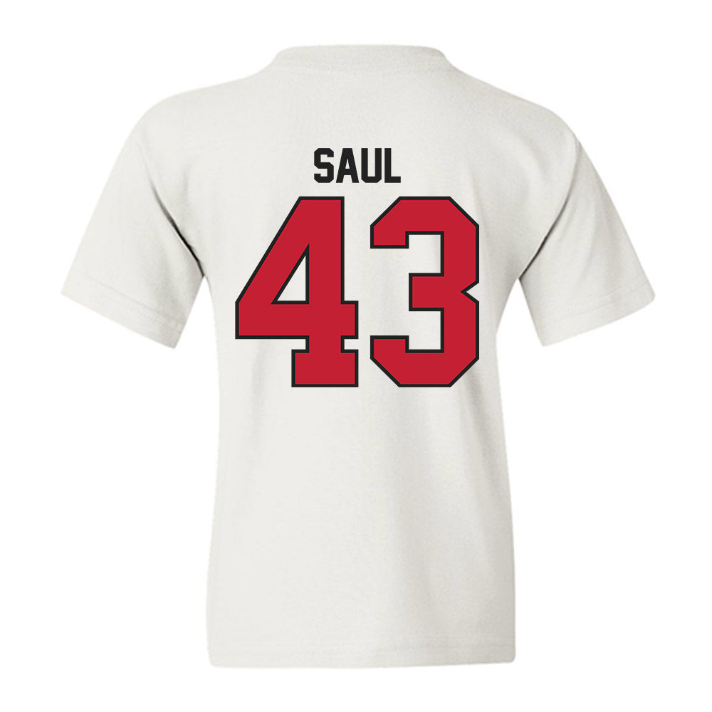Ball State - NCAA Football : Adam Saul - Youth T-Shirt-1
