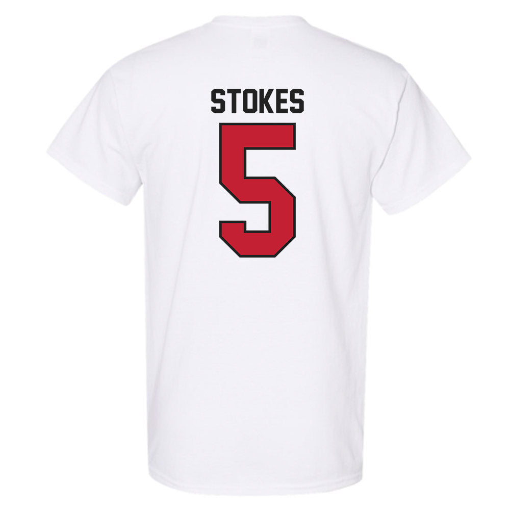 Ball State - NCAA Baseball : Taber Stokes - T-Shirt-1