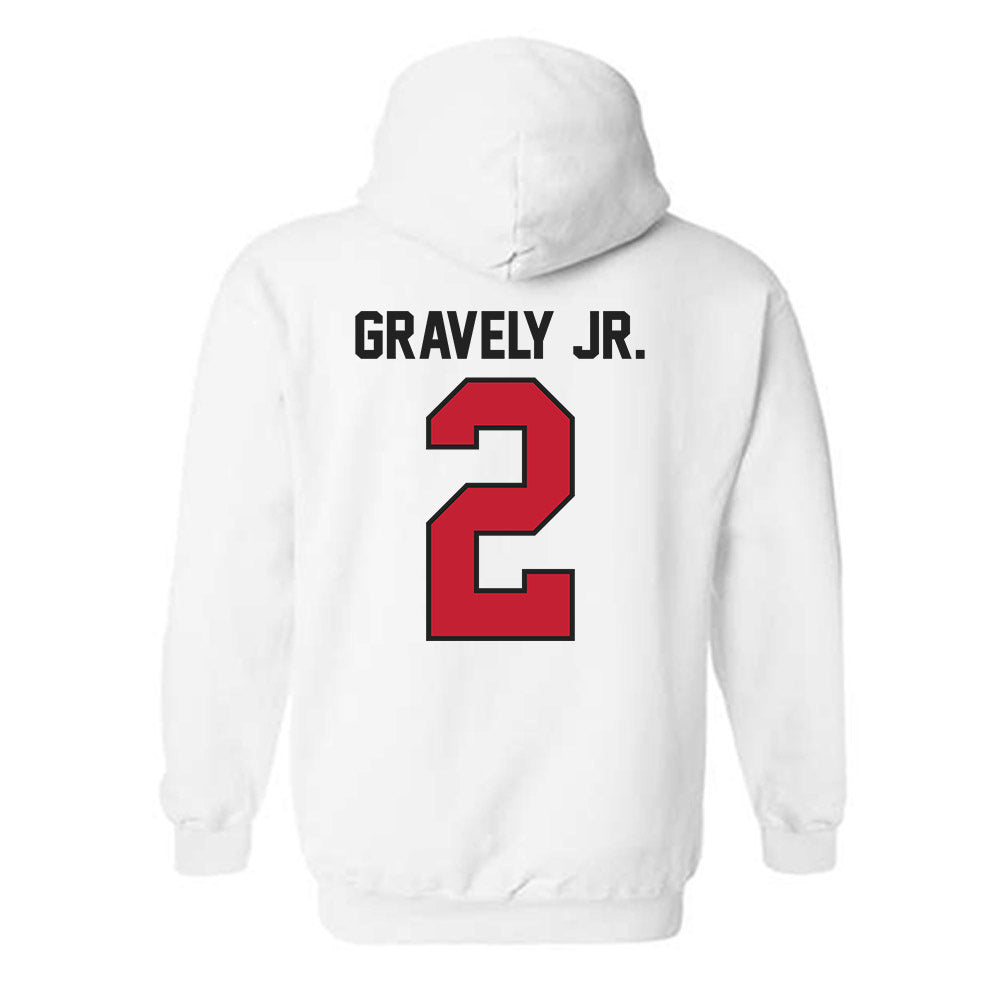 Ball State - NCAA Football : Michael Gravely Jr. - Hooded Sweatshirt-1