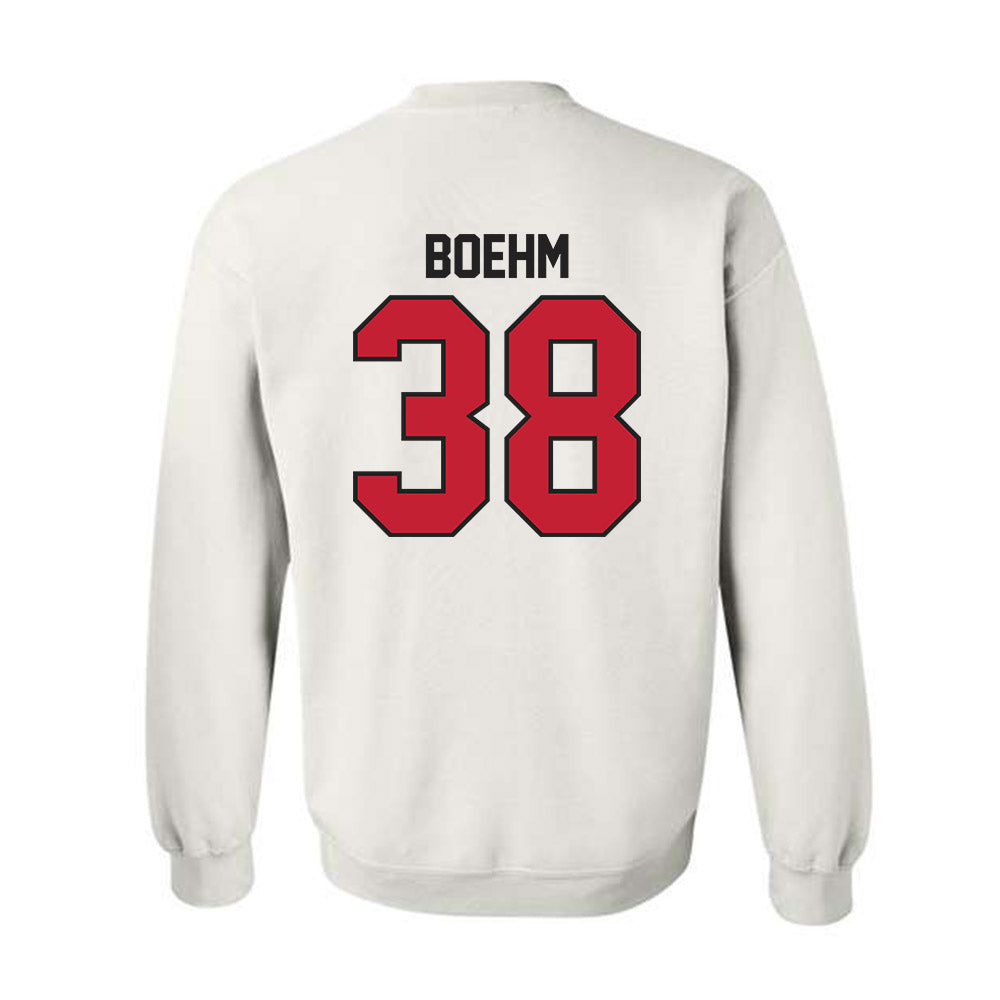 Ball State - NCAA Football : Brody Boehm - Crewneck Sweatshirt-1
