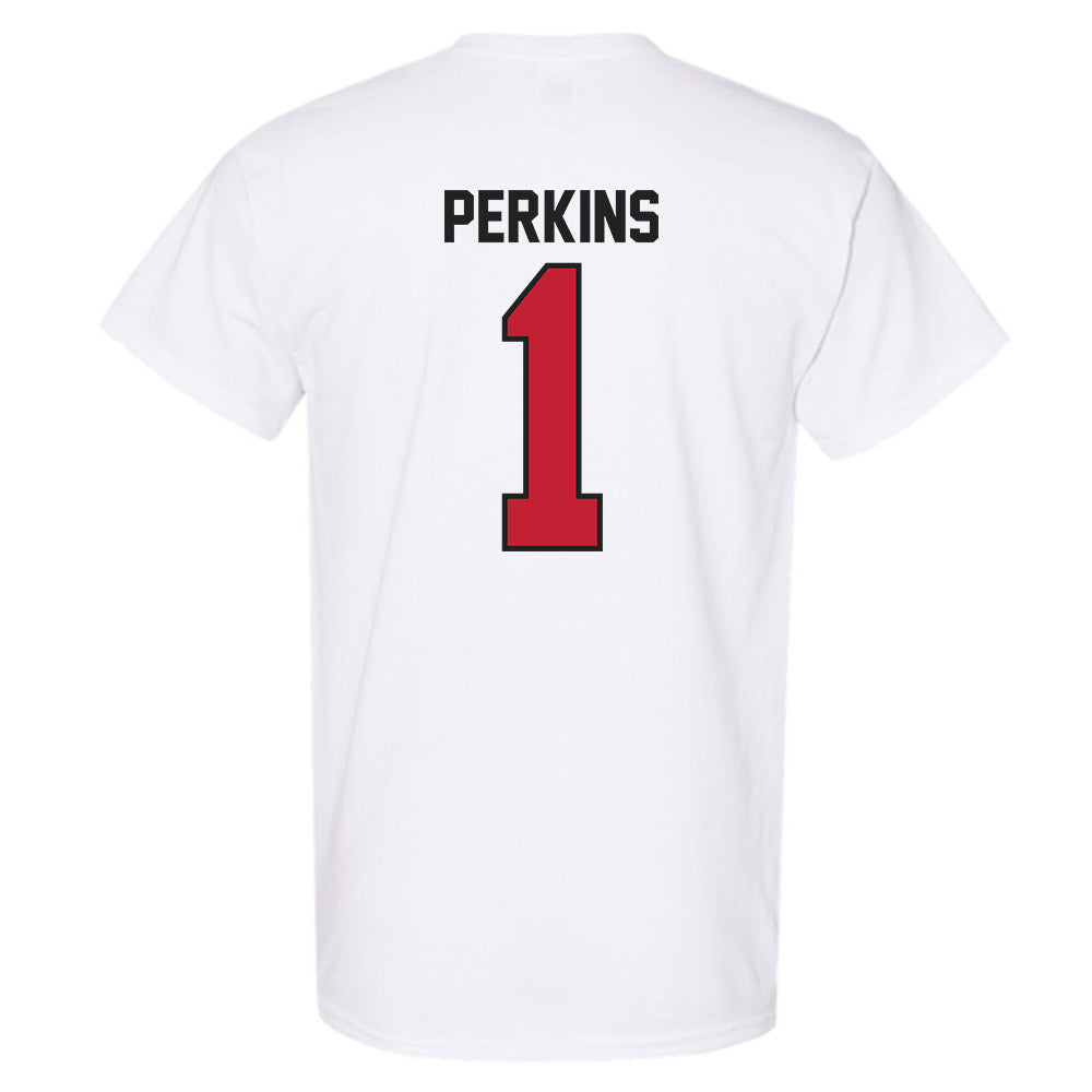 Ball State - NCAA Baseball : Maalik Perkins - T-Shirt-1