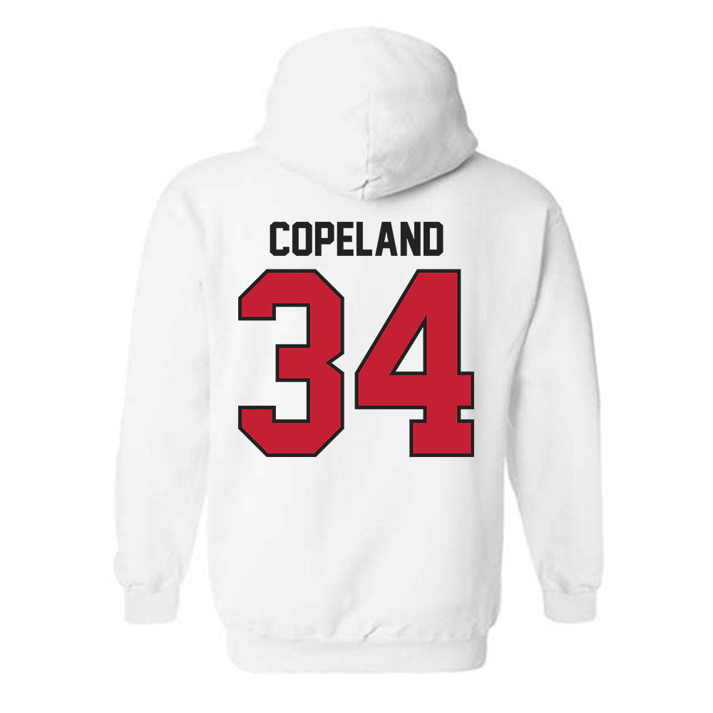 Ball State - NCAA Men's Basketball : Preston Copeland - Hooded Sweatshirt-1