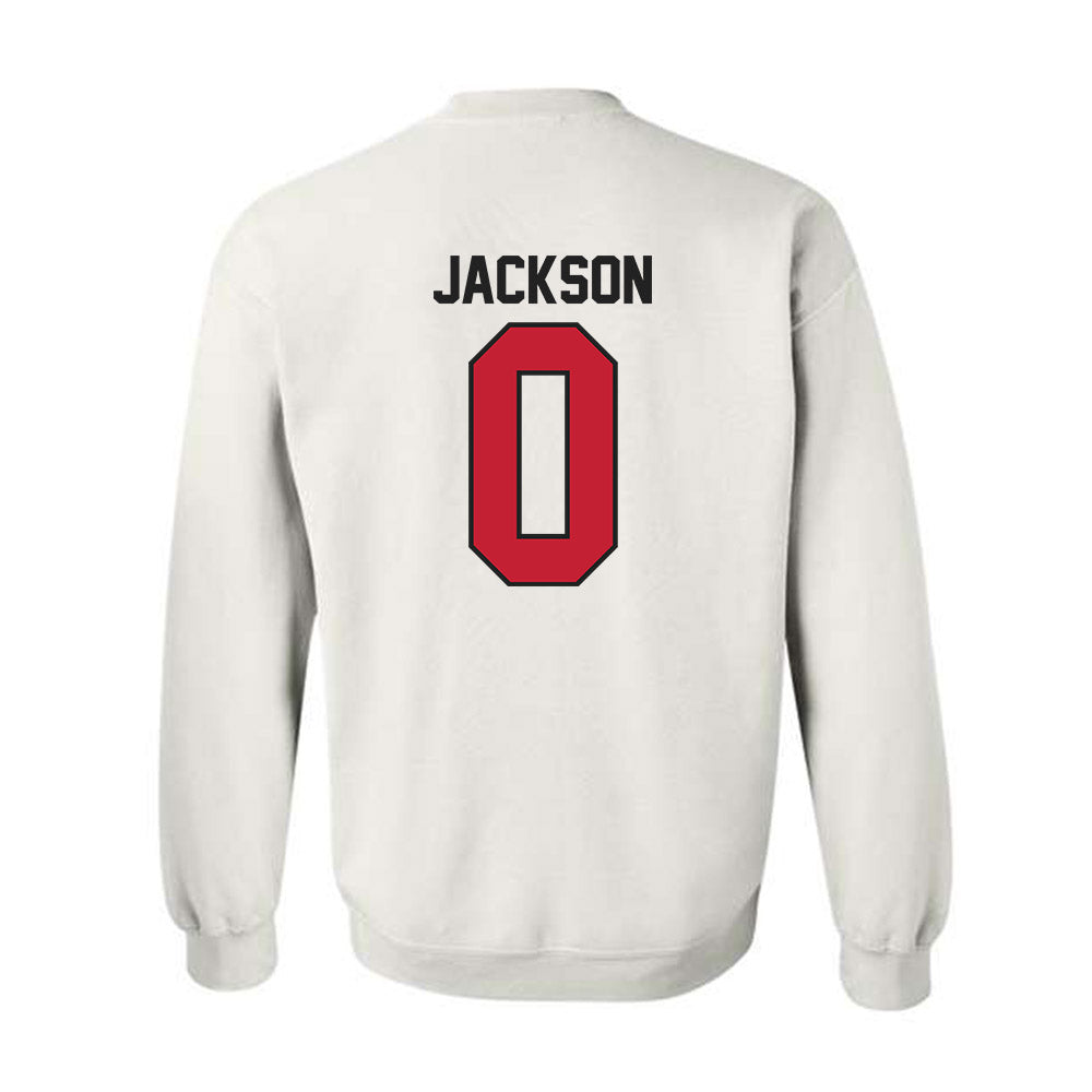 Ball State - NCAA Football : Elijah Jackson - Crewneck Sweatshirt-1
