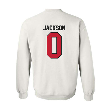 Ball State - NCAA Football : Elijah Jackson - Crewneck Sweatshirt-1