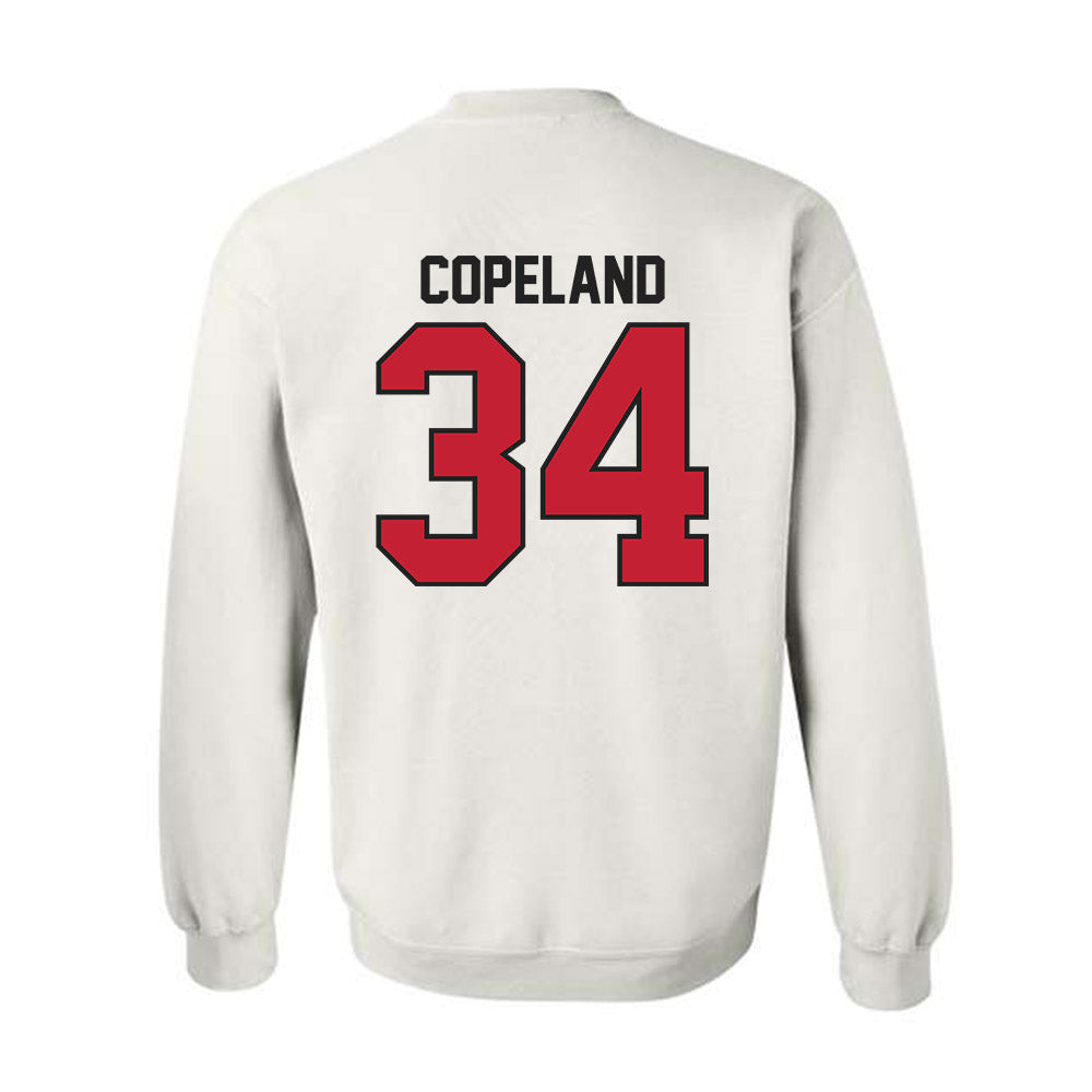 Ball State - NCAA Men's Basketball : Preston Copeland - Crewneck Sweatshirt-1
