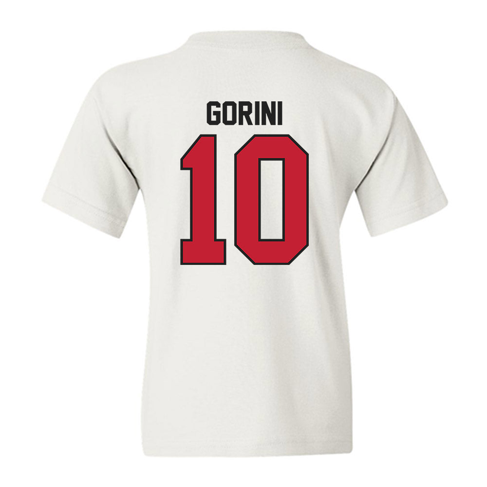 Ball State - NCAA Women's Basketball : Giorgia Gorini - Youth T-Shirt-1