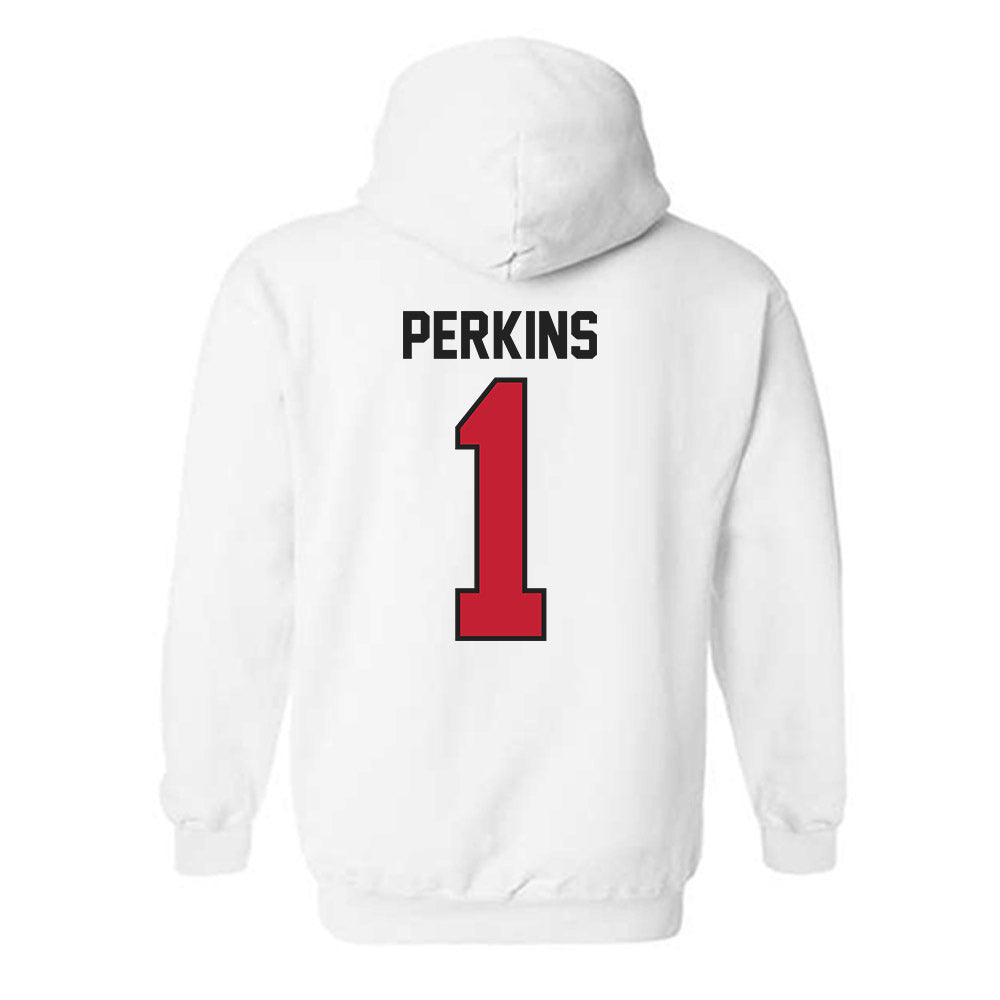 Ball State - NCAA Baseball : Maalik Perkins - Hooded Sweatshirt-1