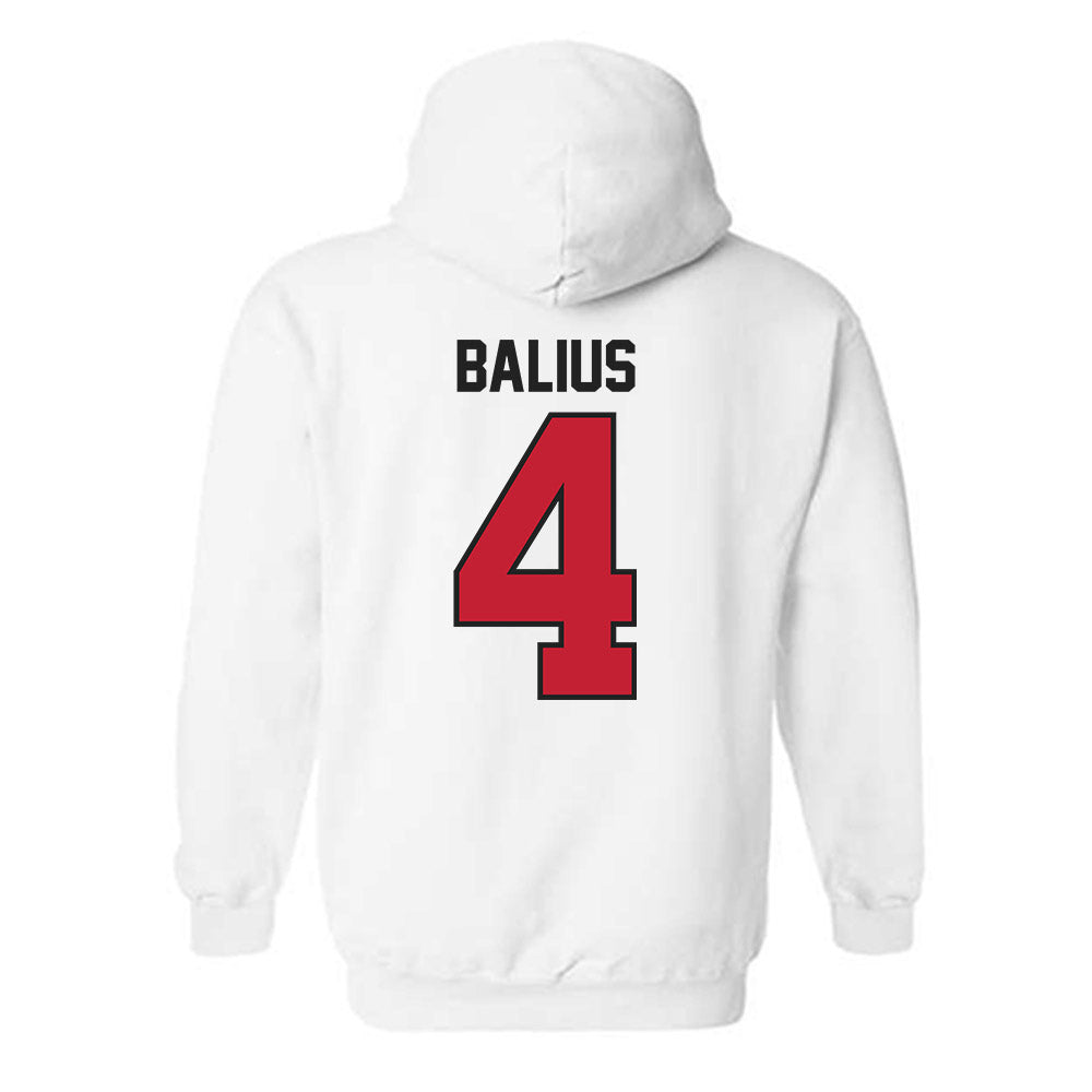 Ball State - NCAA Baseball : Gavin Balius - Hooded Sweatshirt-1