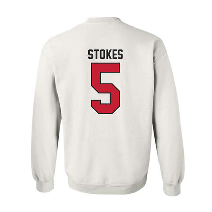 Ball State - NCAA Baseball : Taber Stokes - Crewneck Sweatshirt-1