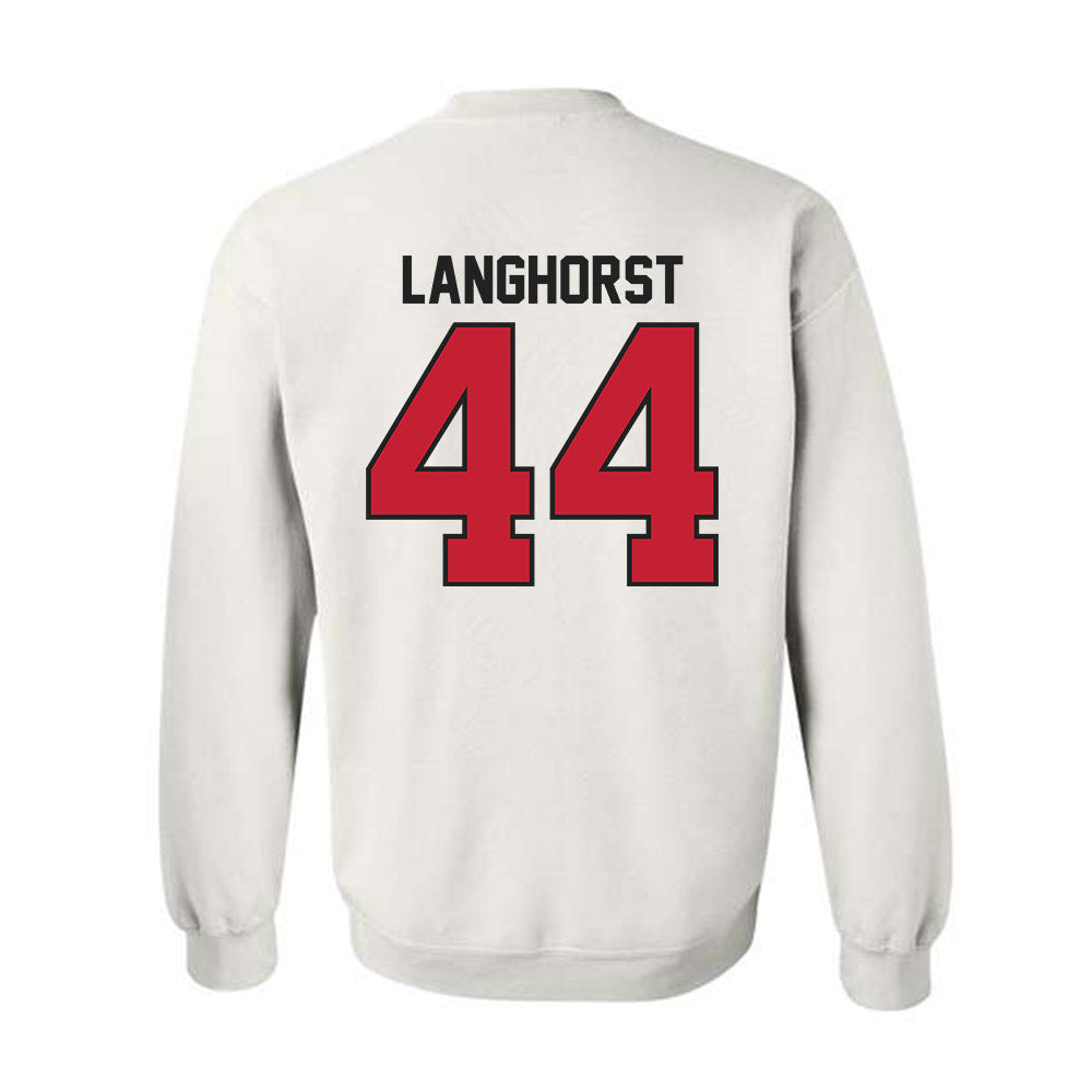 Ball State - NCAA Baseball : Kade Langhorst - Crewneck Sweatshirt-1