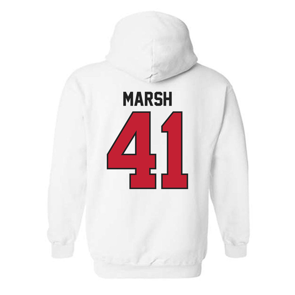 Ball State - NCAA Football : Ben Marsh - Hooded Sweatshirt-1