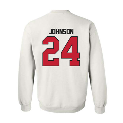 Ball State - NCAA Baseball : Keegan Johnson - Crewneck Sweatshirt-1