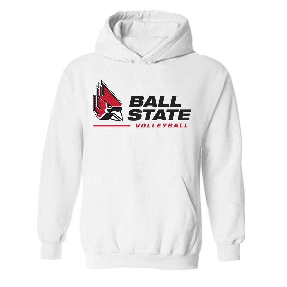 Ball State - NCAA Men's Volleyball : Patrick Rogers - Hooded Sweatshirt-0