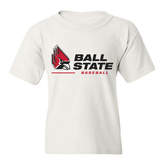 Ball State - NCAA Baseball : Connor Hutchinson - Youth T-Shirt