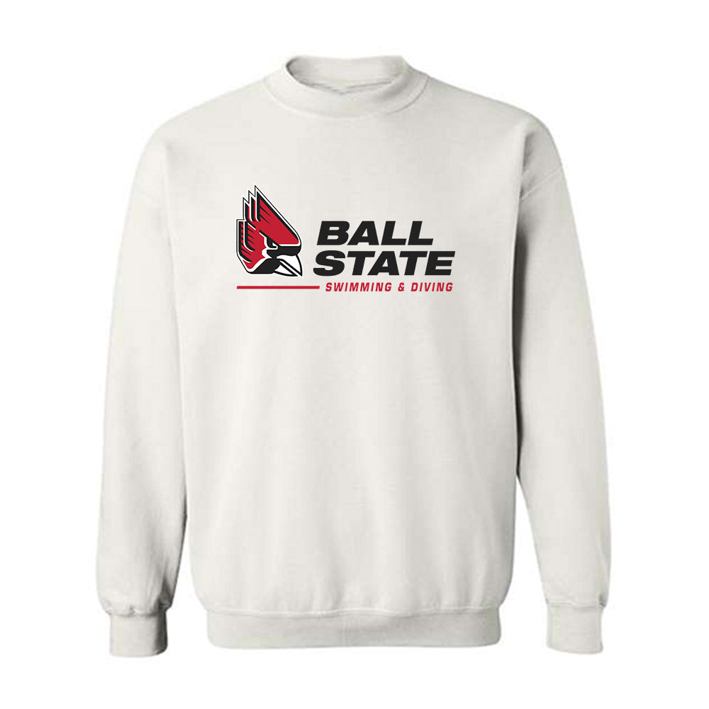 Ball State - NCAA Men's Swimming & Diving : Luke Pryor - Crewneck Sweatshirt-0