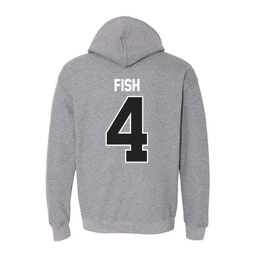 Ball State - NCAA Men's Basketball : Kayden Fish - Hooded Sweatshirt-1