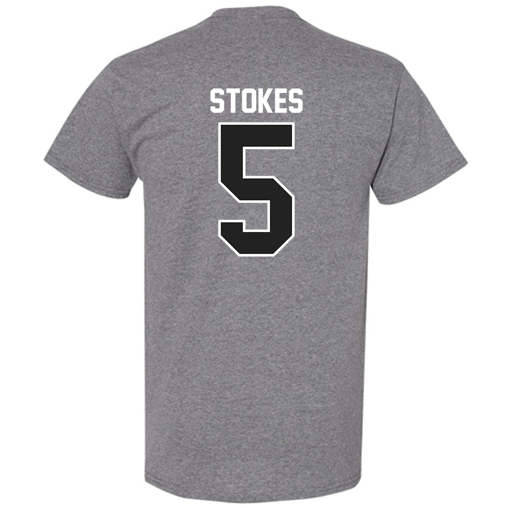 Ball State - NCAA Baseball : Taber Stokes - T-Shirt-1