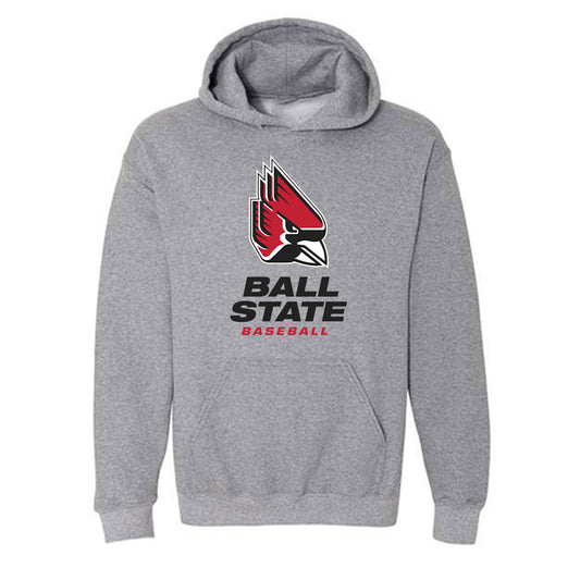 Ball State - NCAA Baseball : Taber Stokes - Hooded Sweatshirt-0