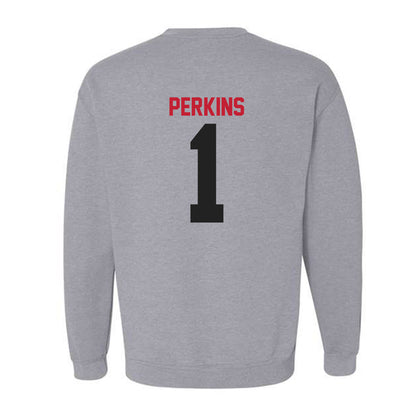 Ball State - NCAA Baseball : Maalik Perkins - Crewneck Sweatshirt-1