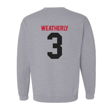 Ball State - NCAA Football : Eric Weatherly - Crewneck Sweatshirt-1