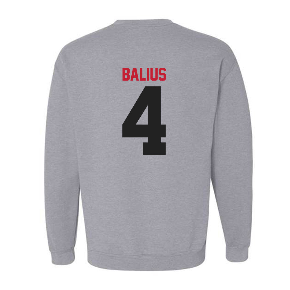 Ball State - NCAA Baseball : Gavin Balius - Crewneck Sweatshirt-1