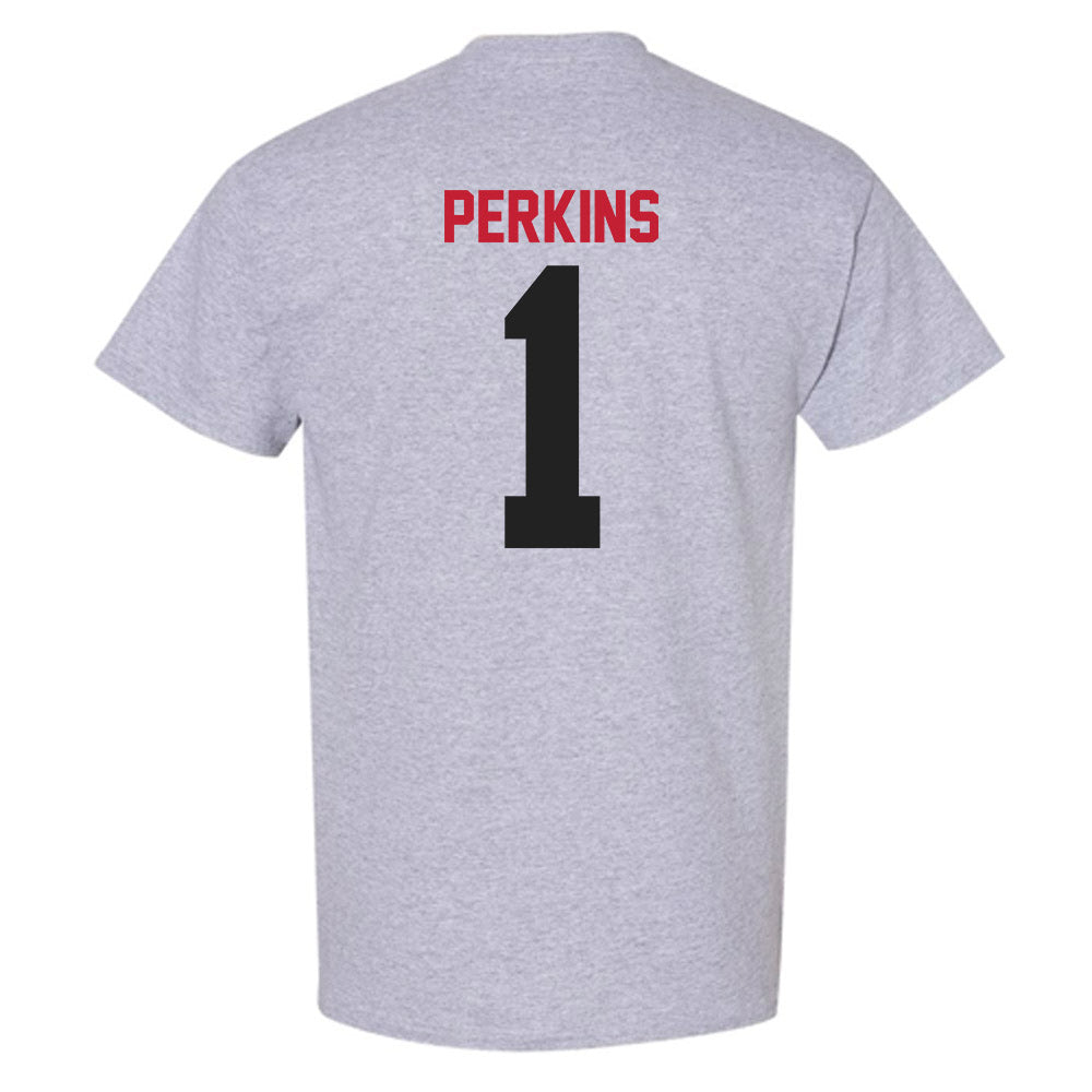 Ball State - NCAA Baseball : Maalik Perkins - T-Shirt-1