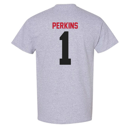Ball State - NCAA Baseball : Maalik Perkins - T-Shirt-1