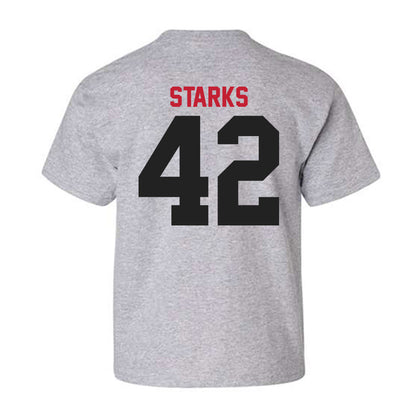 Ball State - NCAA Football : Layton Starks - Youth T-Shirt-1