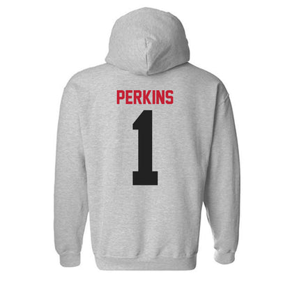 Ball State - NCAA Baseball : Maalik Perkins - Hooded Sweatshirt-1