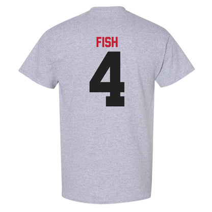 Ball State - NCAA Men's Basketball : Kayden Fish - T-Shirt-1