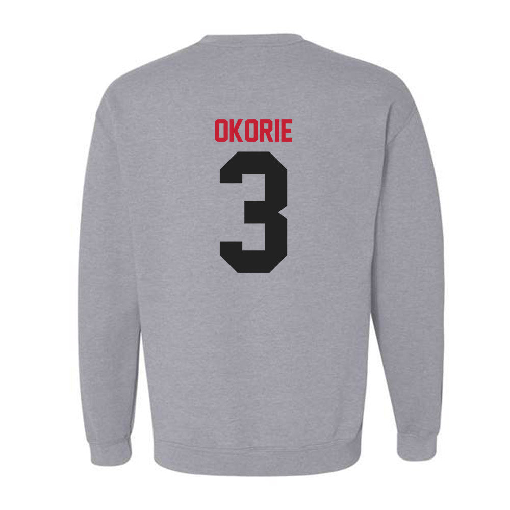 Ball State - NCAA Football : George Okorie - Crewneck Sweatshirt-1