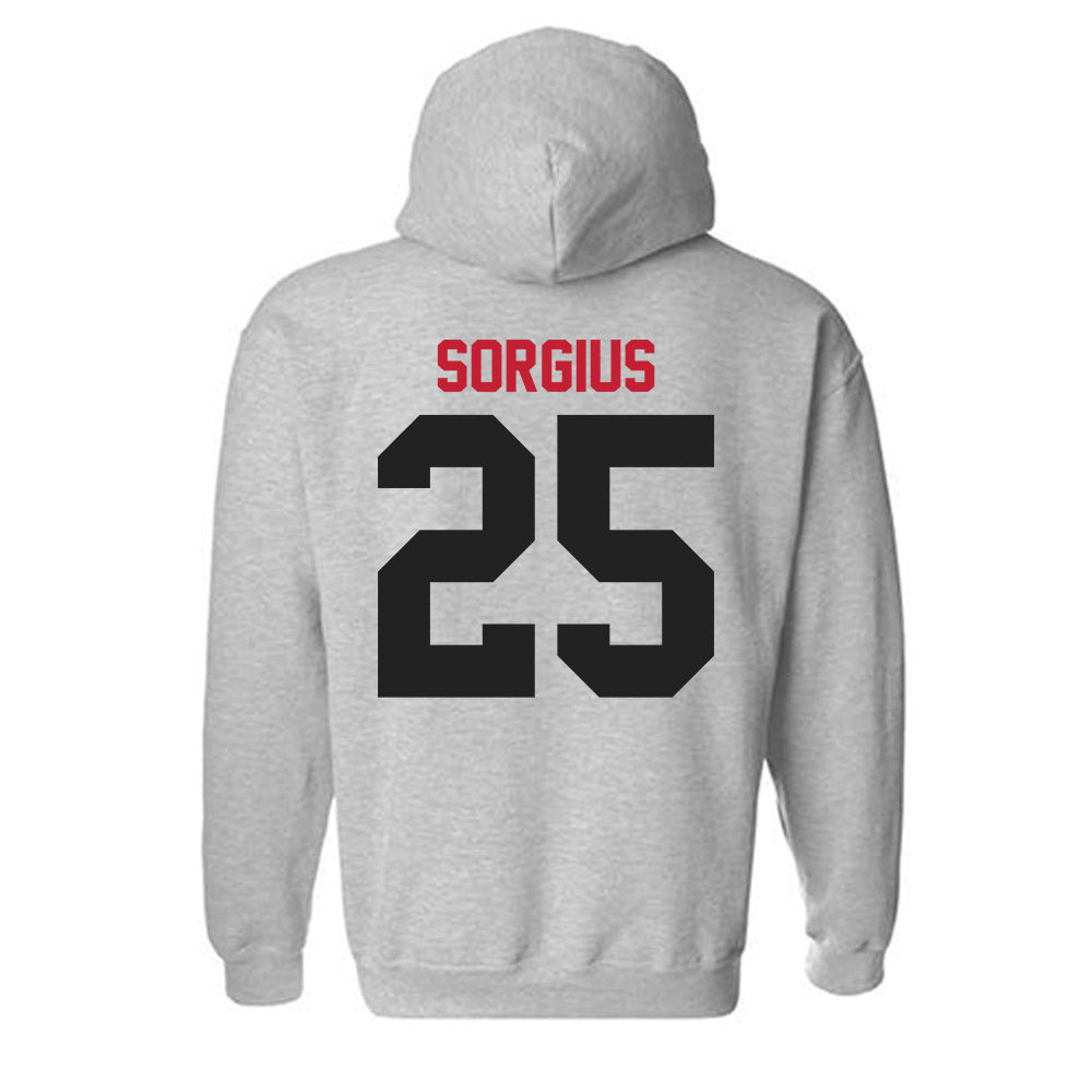 Ball State - NCAA Baseball : Kendric Sorgius - Hooded Sweatshirt-1