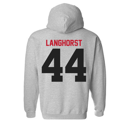 Ball State - NCAA Baseball : Kade Langhorst - Hooded Sweatshirt-1