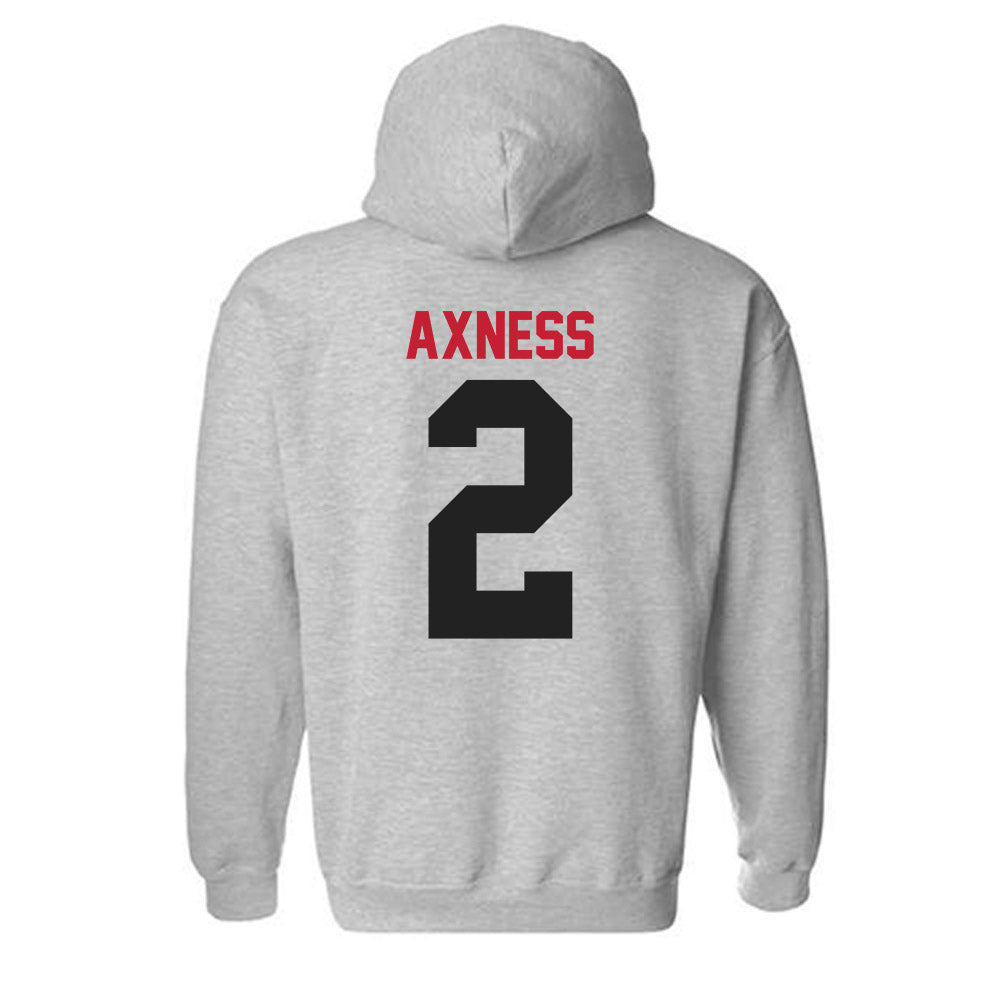 Ball State - NCAA Women's Volleyball : Reese Axness - Hooded Sweatshirt-1