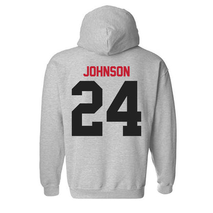 Ball State - NCAA Baseball : Keegan Johnson - Hooded Sweatshirt-1