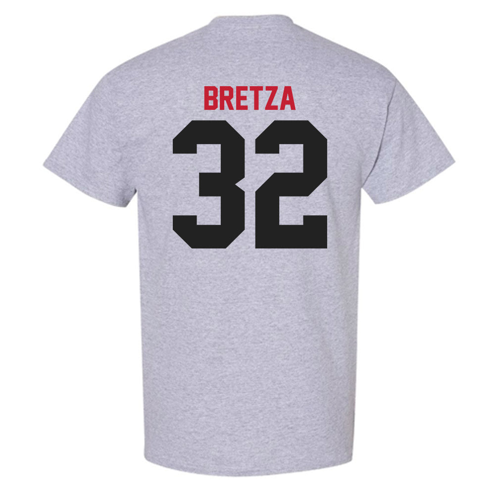 Ball State - NCAA Baseball : Zander Bretza - T-Shirt-1