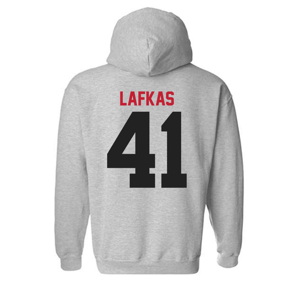 Ball State - NCAA Baseball : Joe Lafkas - Hooded Sweatshirt-1