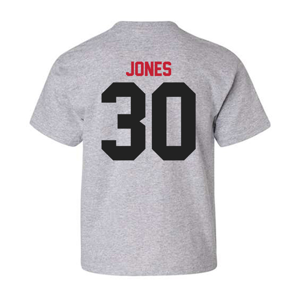 Ball State - NCAA Football : Jalon Jones - Youth T-Shirt-1