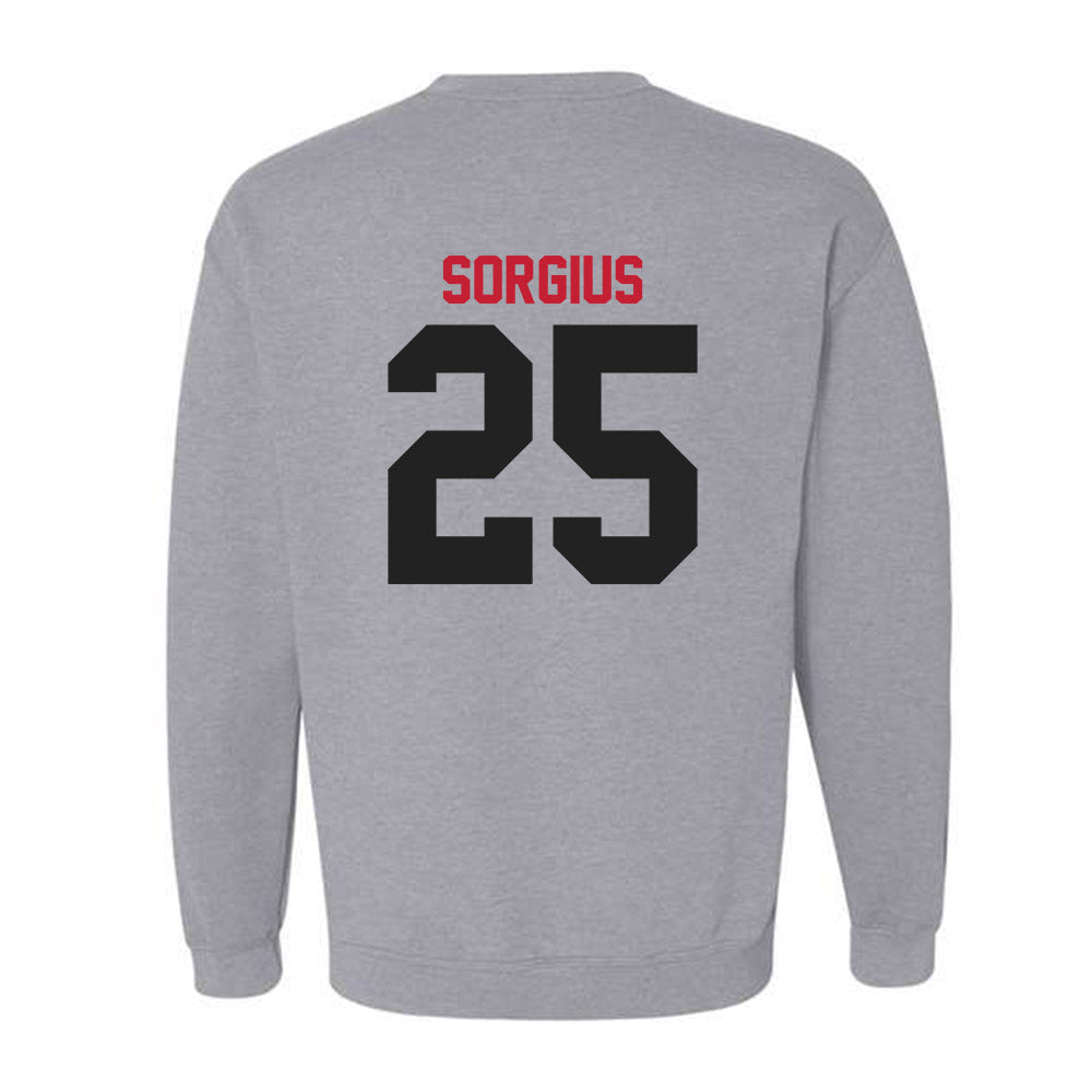 Ball State - NCAA Baseball : Kendric Sorgius - Crewneck Sweatshirt-1