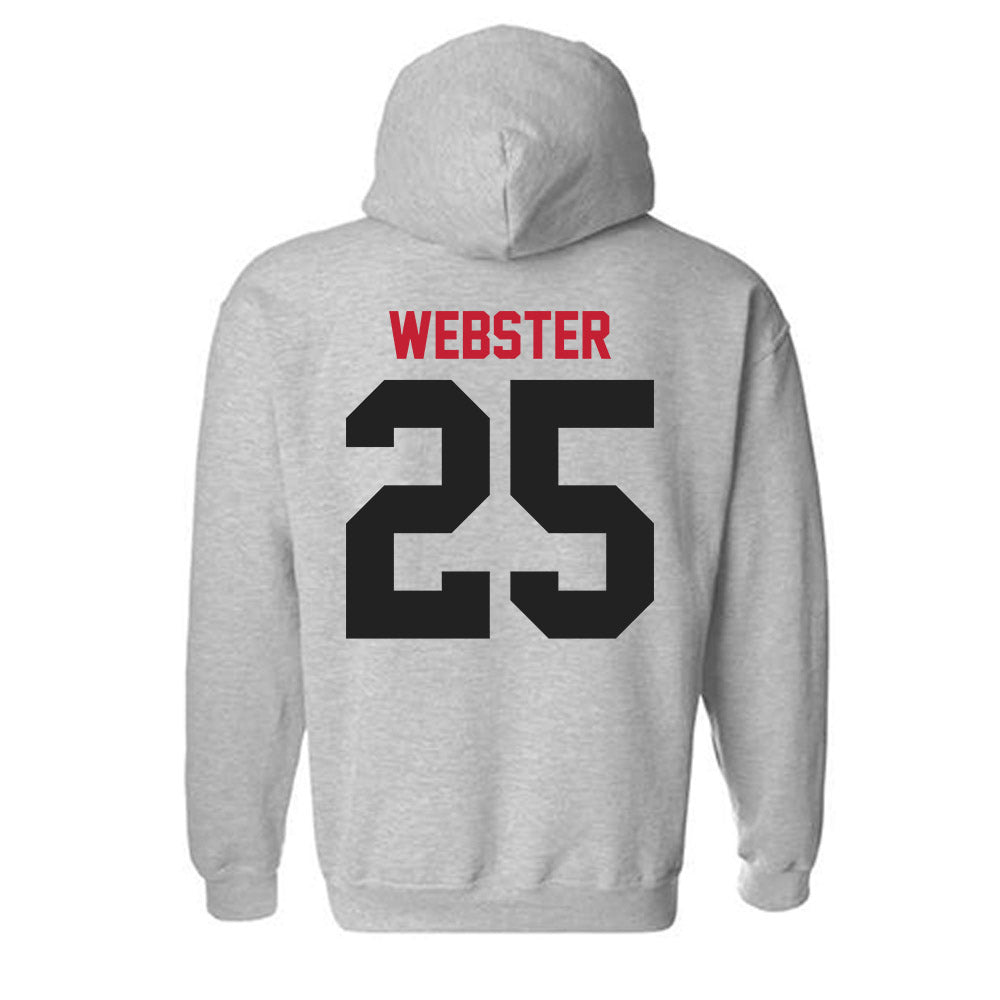 Ball State - NCAA Football : Mikeah Webster - Hooded Sweatshirt-1