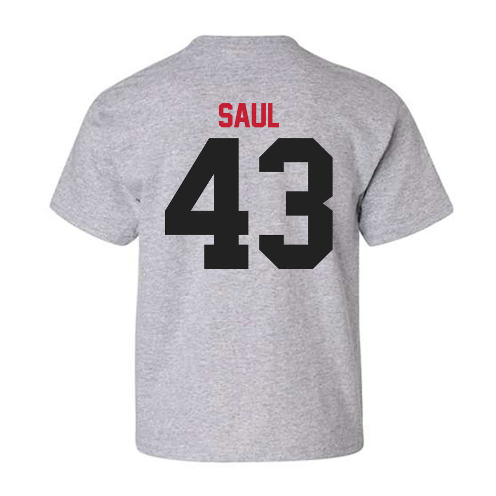Ball State - NCAA Football : Adam Saul - Youth T-Shirt-1
