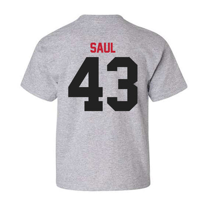 Ball State - NCAA Football : Adam Saul - Youth T-Shirt-1
