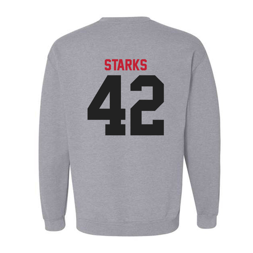 Ball State - NCAA Football : Layton Starks - Crewneck Sweatshirt-1