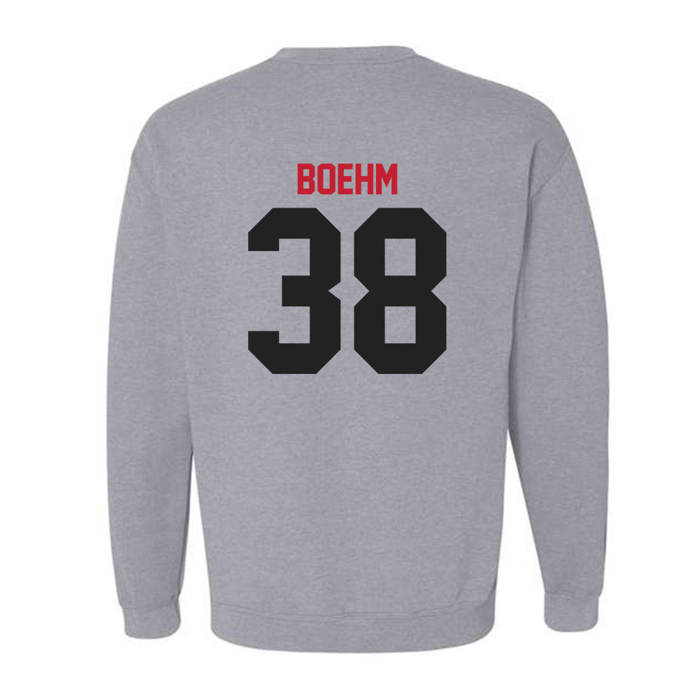 Ball State - NCAA Football : Brody Boehm - Crewneck Sweatshirt-1